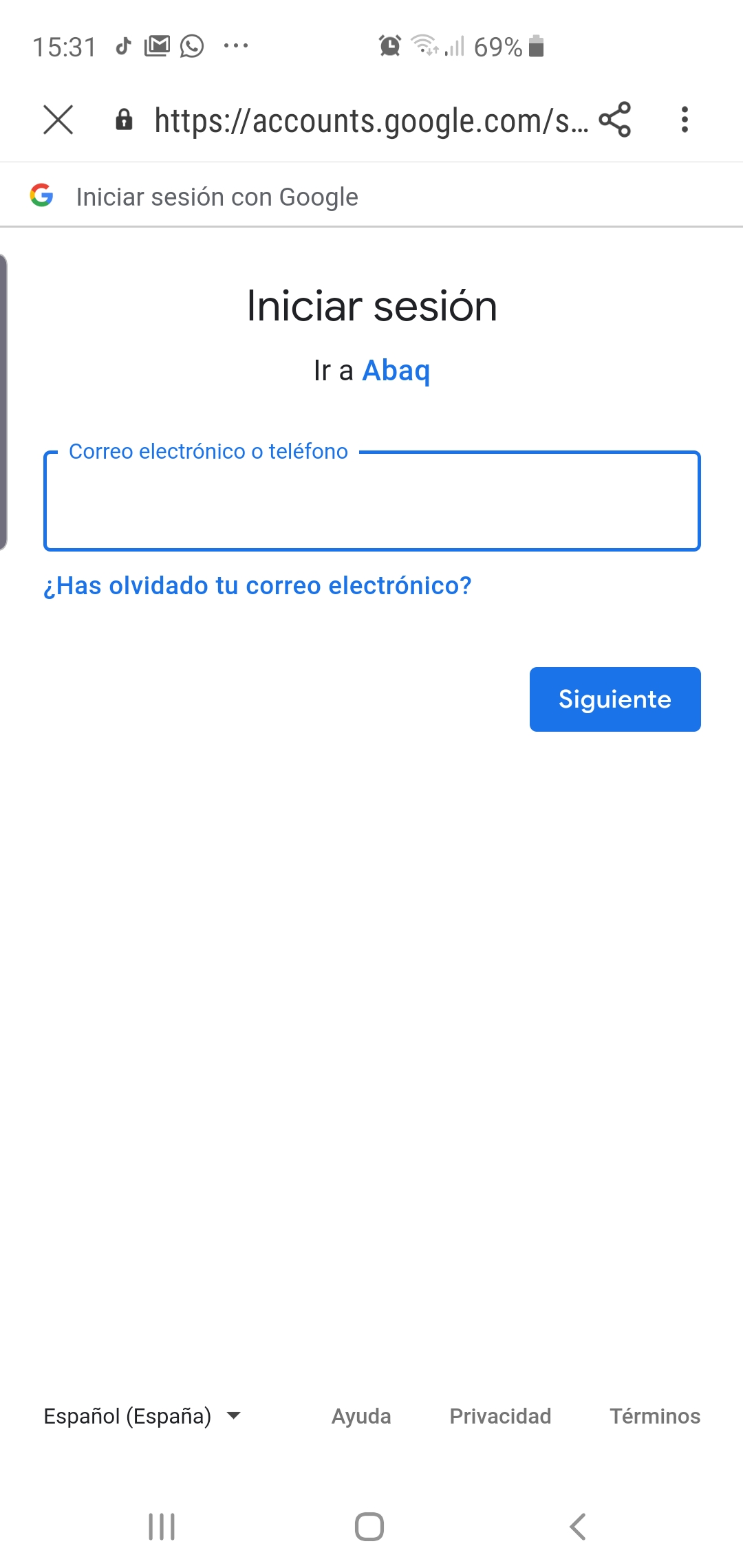 Conectar Drive y Abaq