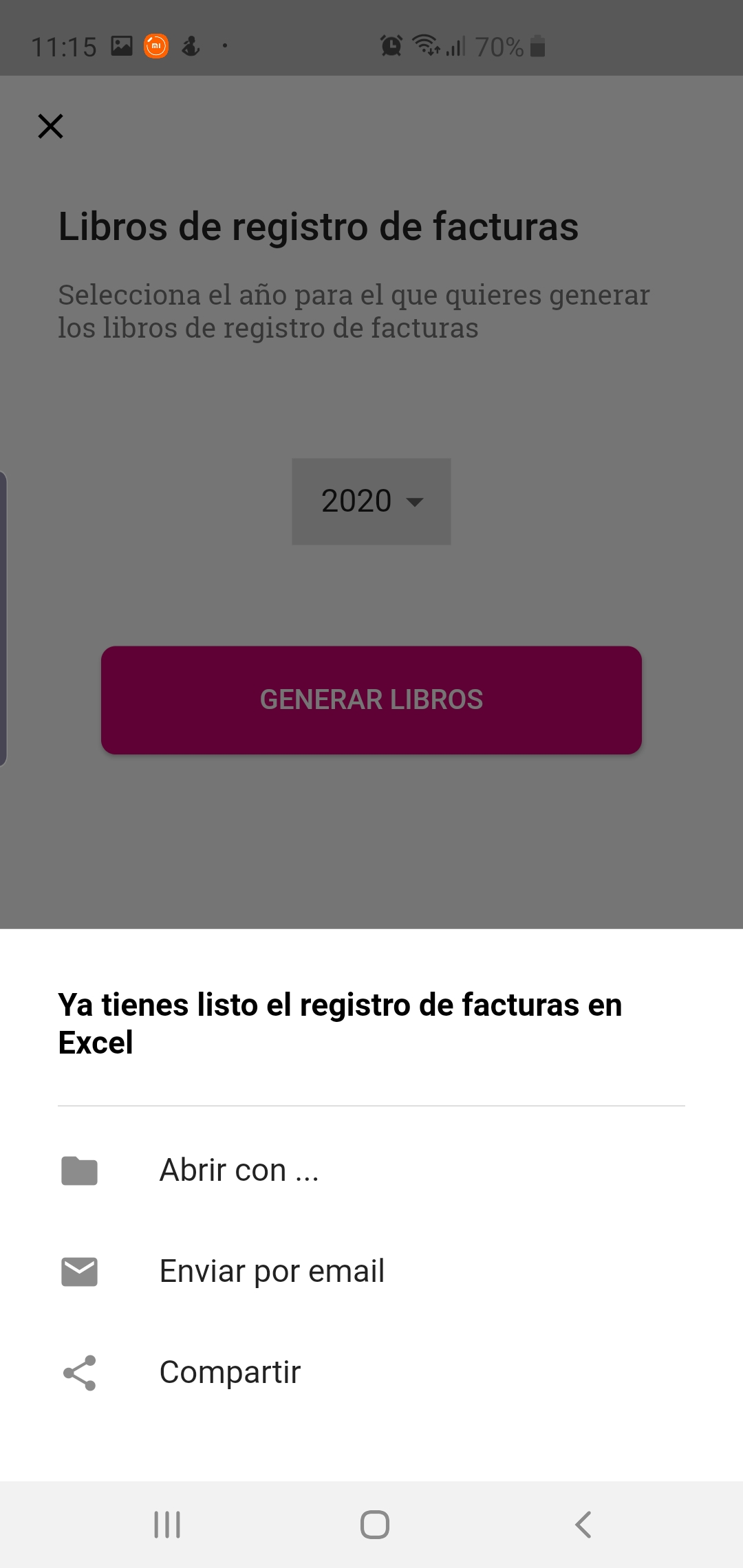 Descargar y compartir